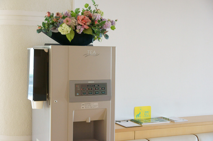 お飲み物、ご自由にどうそ。